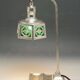 Art Nouveau silver-plated desk lamp, early 20th century