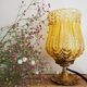 Amber glass lamp