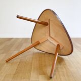 Table tripode scandinave, 1960s