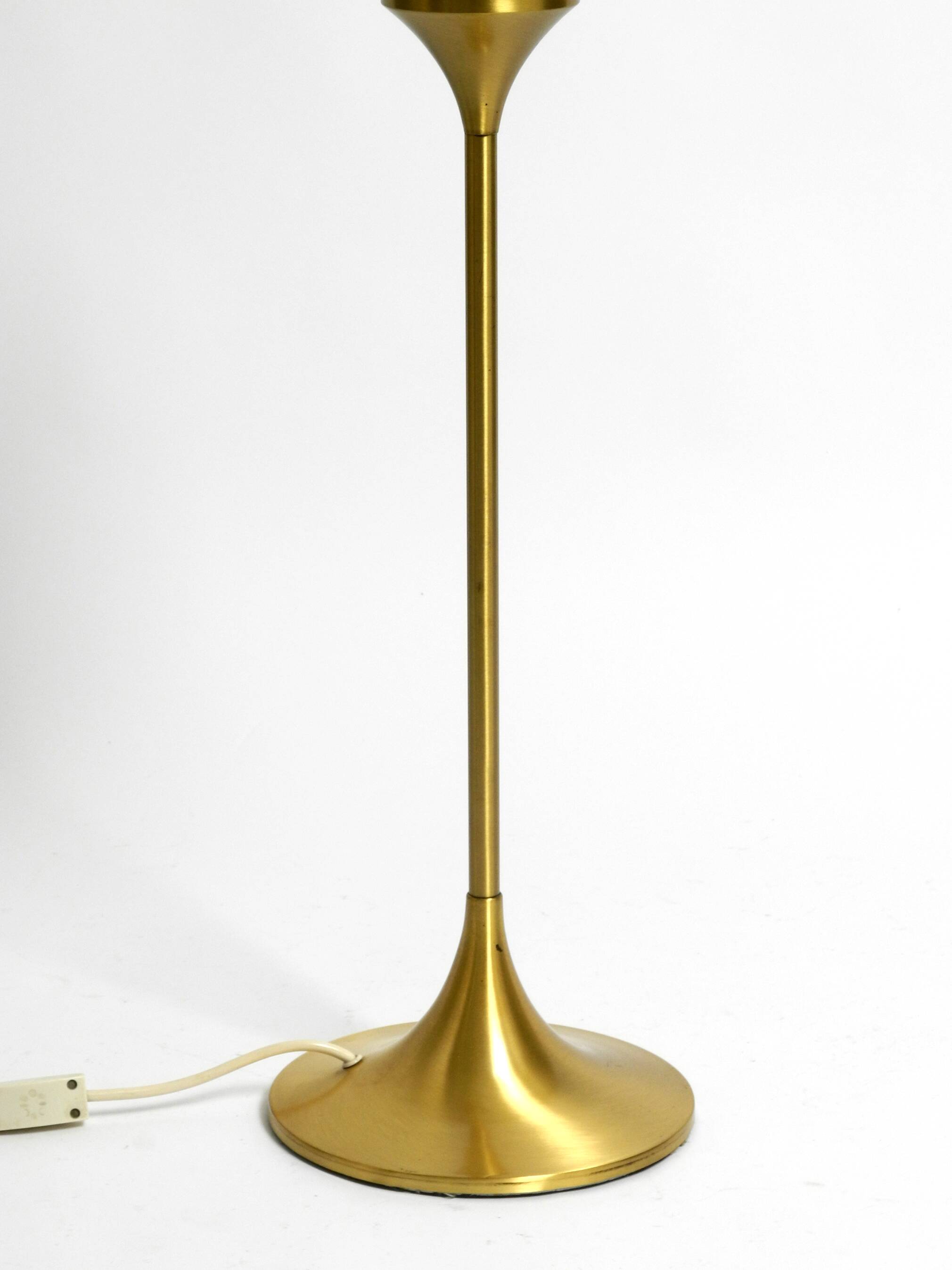 1960s table or floor lamp with a large glass ball from Sölken Leuchten