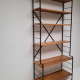 Bibliotheque string sur pieds années 50