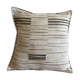 Cream and beige wool cushion
