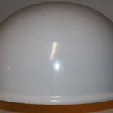 Vintage floor lamp in white lacquered metal, 1970