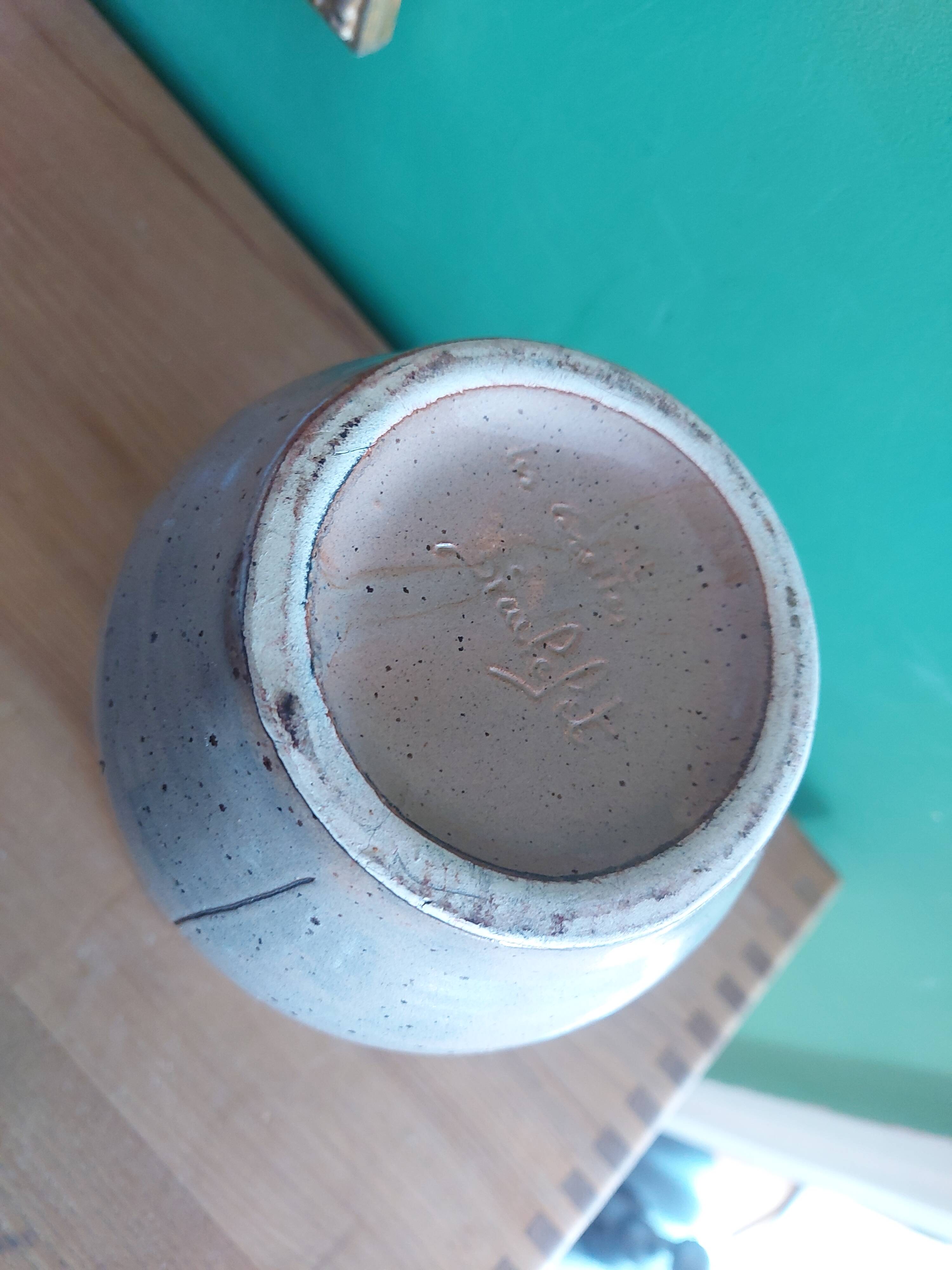 Ceramic vase the Dieulefit caves