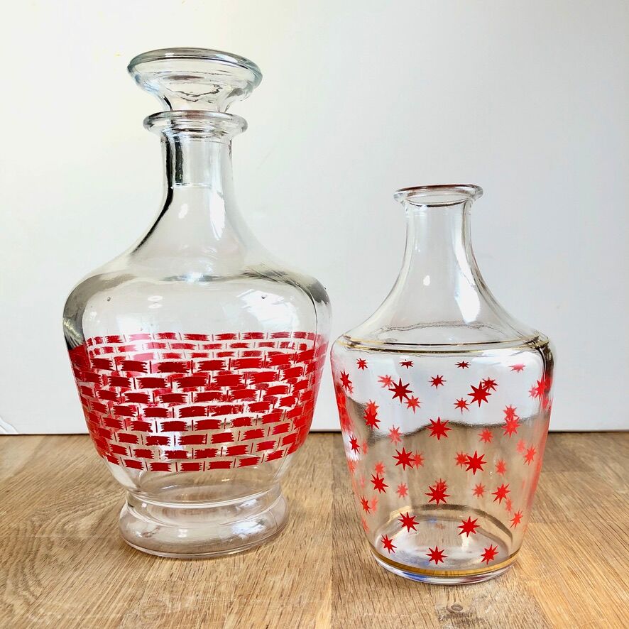 Duo of 60's decanters