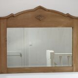 Mirror weathered wood ice beveled vintage 76 cm x 96 cm