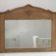 Mirror weathered wood ice beveled vintage 76 cm x 96 cm