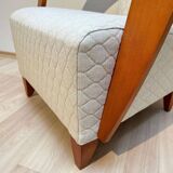 Spanish Club Chair in Beech and Plywood, 1990s