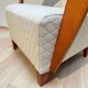 Fauteuil espagnol en hêtre et contreplaqué, années 1990.