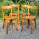 4 Baumann chairs n°55 50s