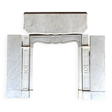 White marble fireplace