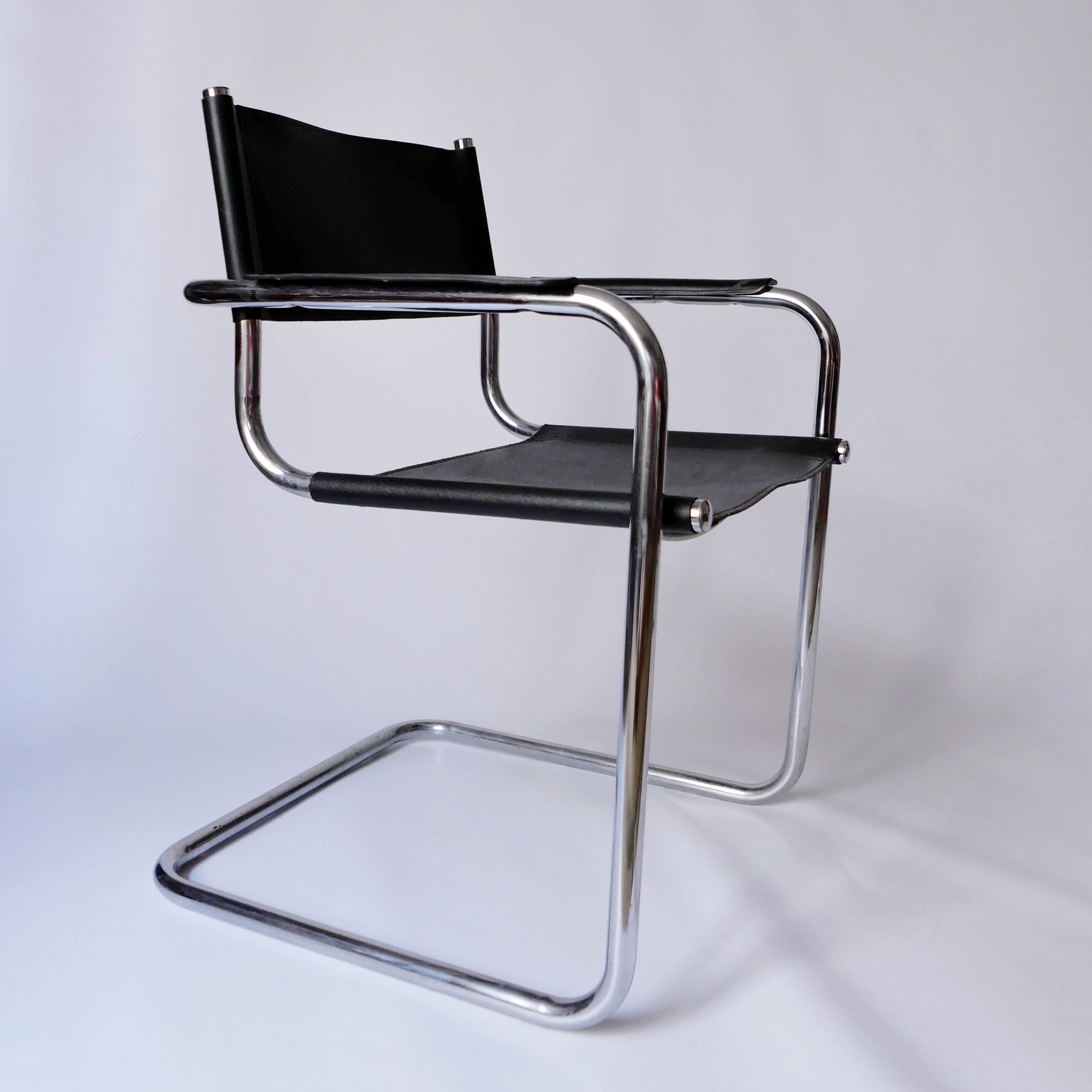 Marcel Breuer 1960 vintage leather armchair chair