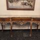 Louis XV style console with marble top