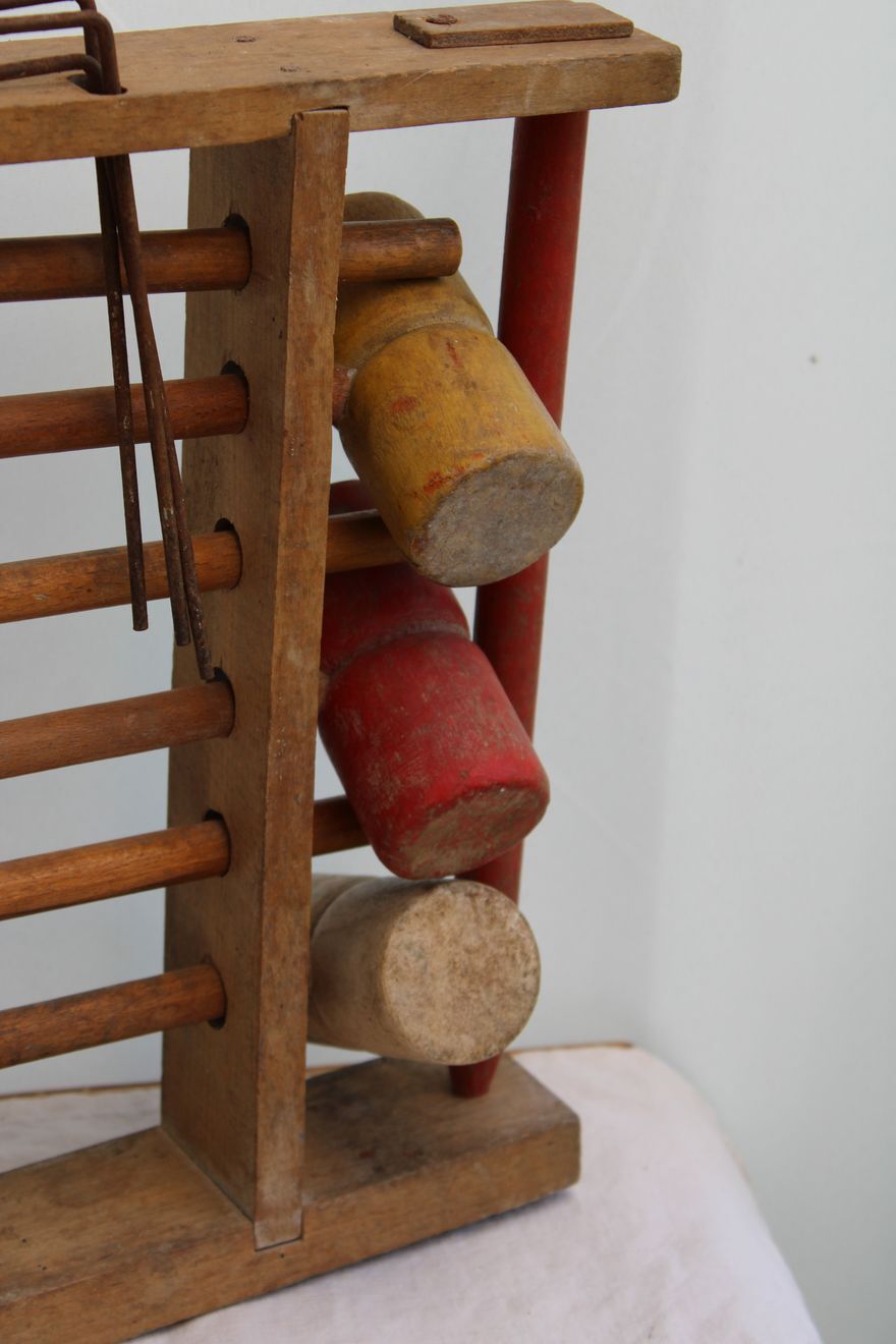Old croquet game