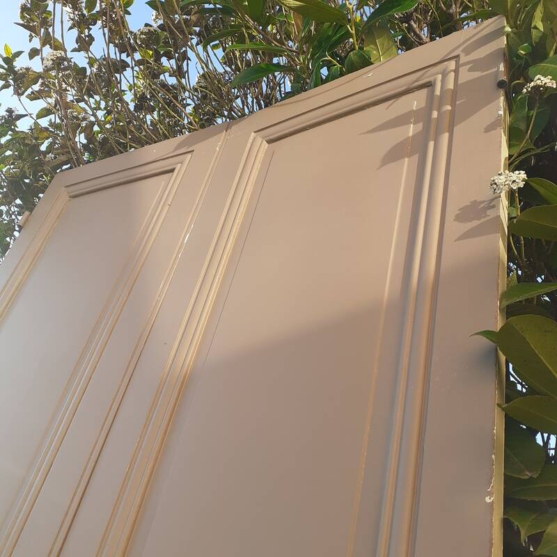 2 pairs of large 19th-century Haussmann-style cupboard doors.