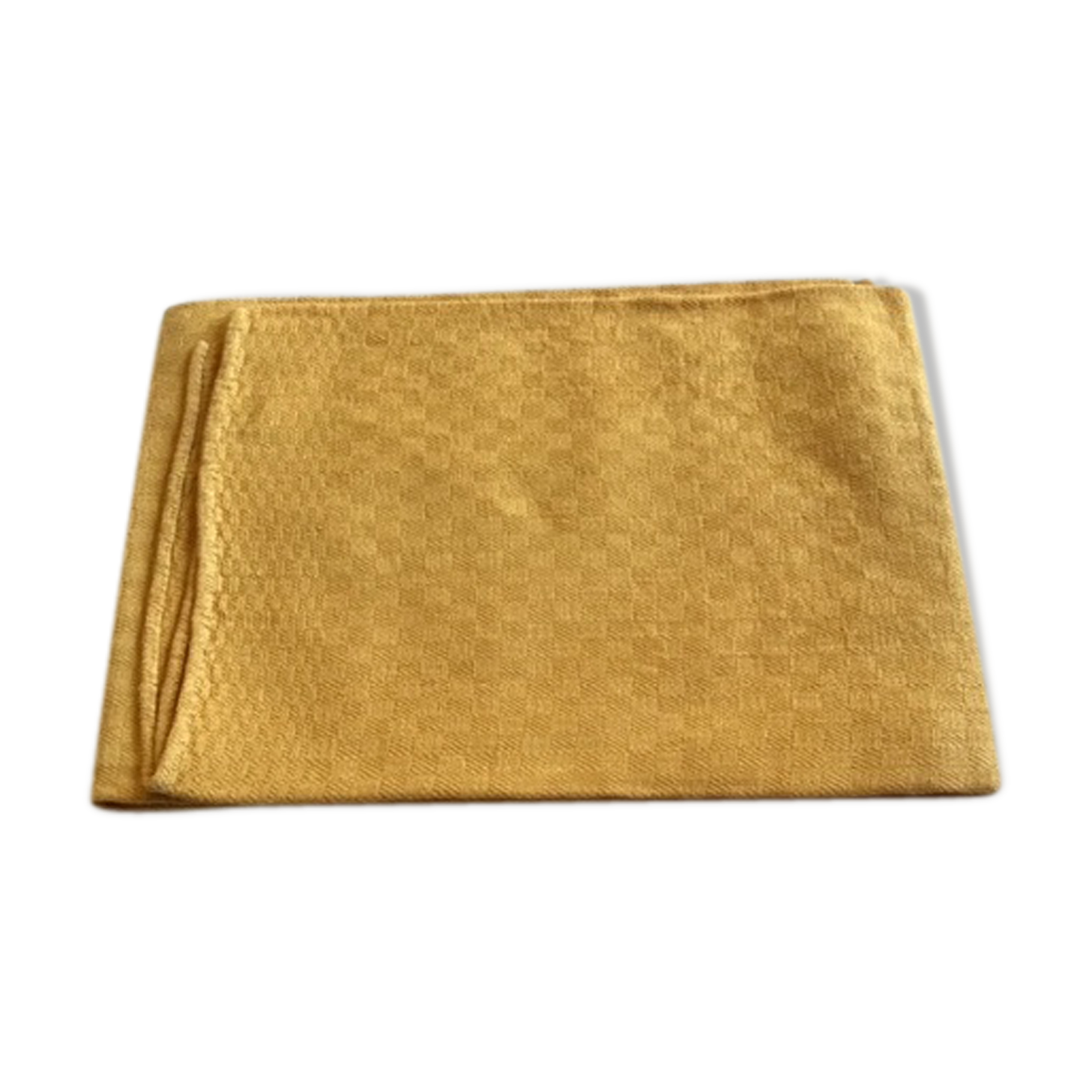 Yellow hemp tablecloth 65cmx100cm