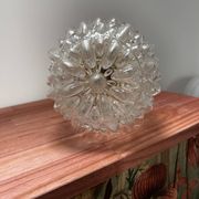 Applique murale ou plafonnier en verre bullé