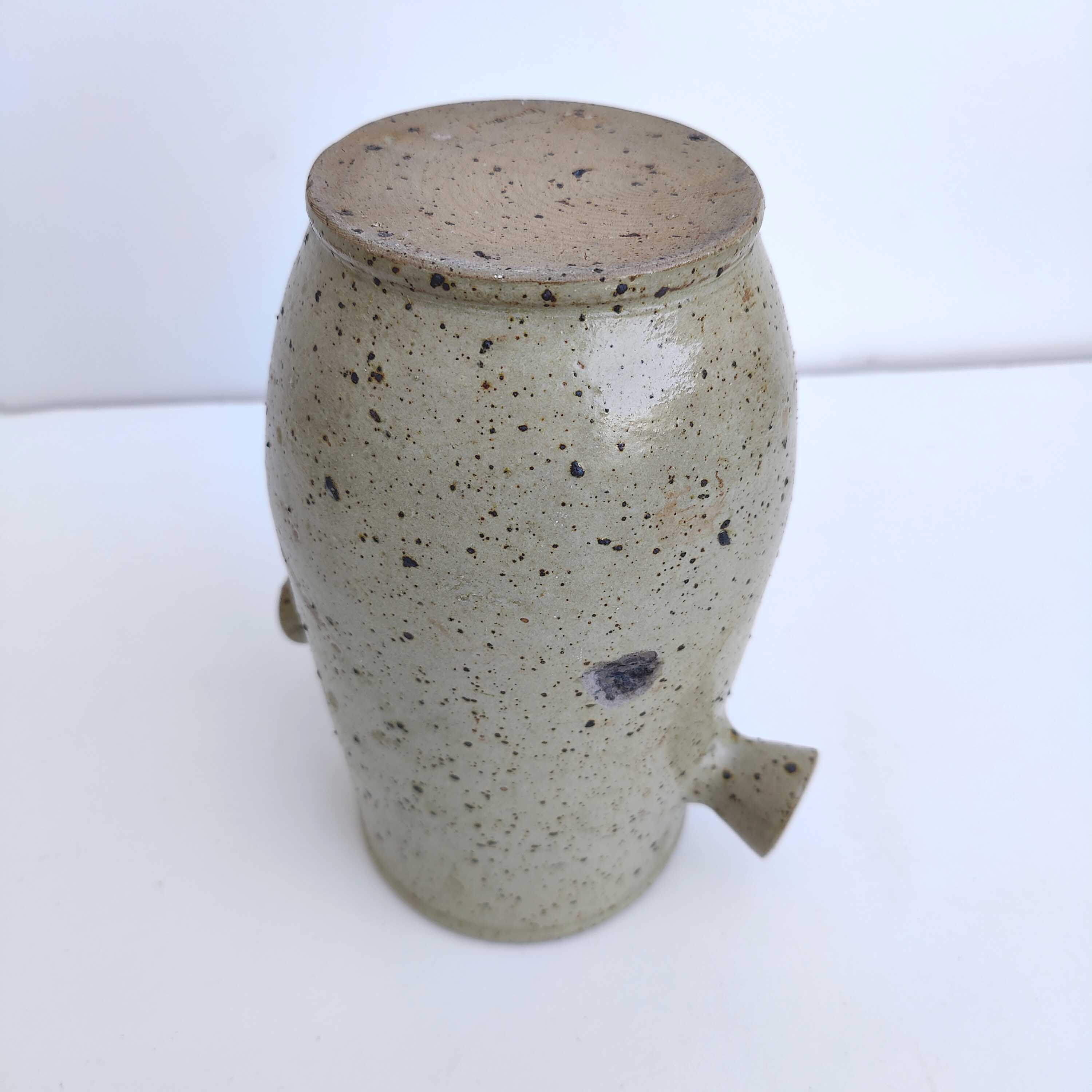 Sandstone vase signed the turnery