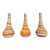 Series of three ceramic vases