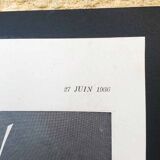 Magazine advertising poster Illustration