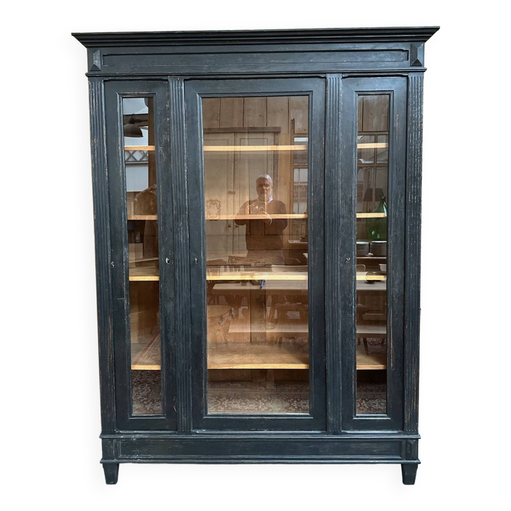 Vitrine en chêne début XXème | Selency