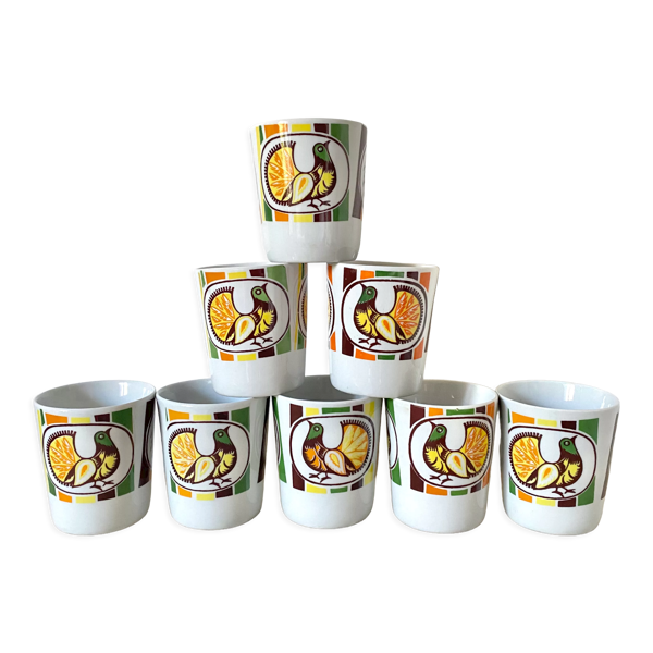 Verres vintage seventies