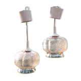 Amber glass suspensions 1970 lot of 2