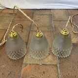 Trio of vintage suspensions