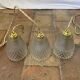 Trio of vintage suspensions