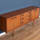 Retro teak 1960s mid century long teak sideboard