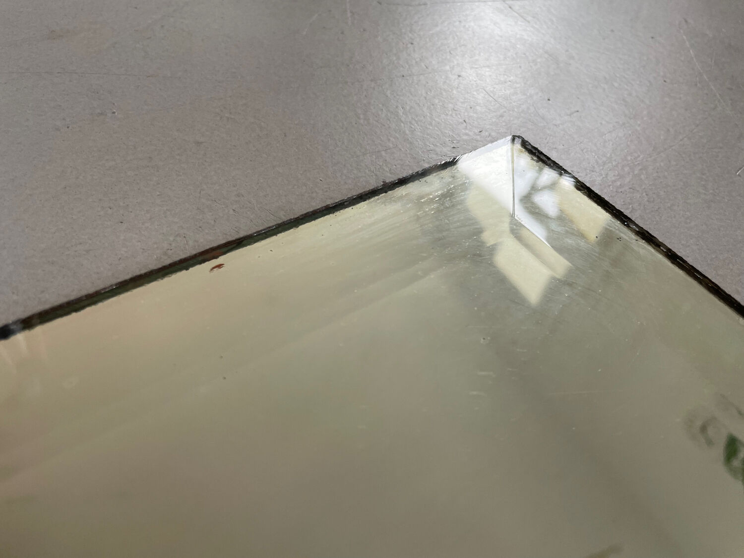 Fine beveled mirror 24x106cm