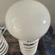 Set of two lamps spring vintage oval globes