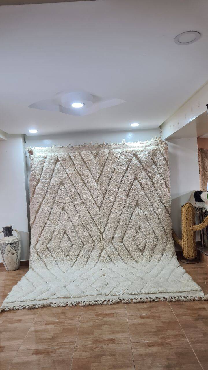 Handmade Berber wool rug 300X200 cm