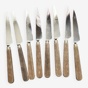 Ensemble de 8 couteaux scie