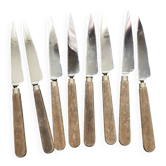 Set of 8 saw knives
