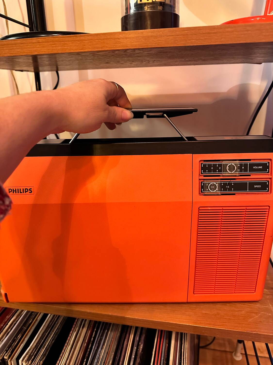 Philips 70' vintage vinyl turntable