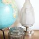 Art Deco fountain glass lamp