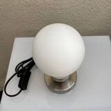 Nino bulb lamp, steel and glass