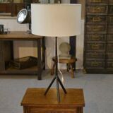 Large wrought iron lamp