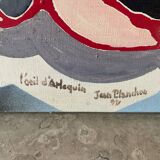 Signed abstract painting from 1992