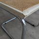 Vintage Cesca Chair: 1970s Marcel Breuer Chrome Cane Chair