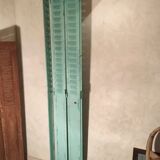 A large shutters old Persian metal indus vintage loft decoration accordion screen lot of 2