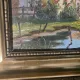Vintage Farmhouse Landscape Oil Painting