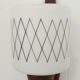 Applique scandinave en teck et opaline