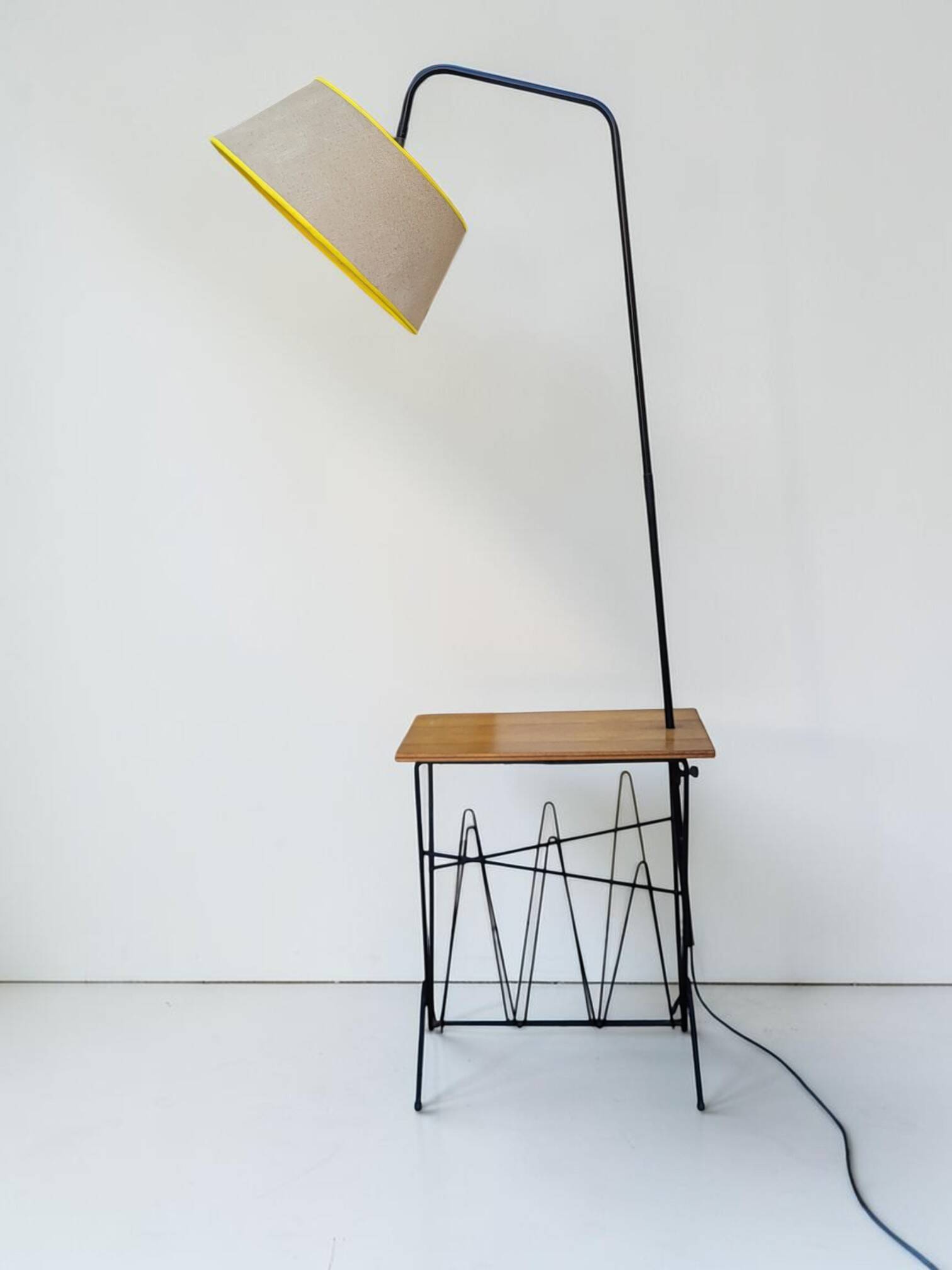 Lampadaire liseuse tablette 1950