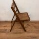 4 folding teak chairs