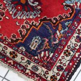 Tapis Hamadan vintage fait main en laine – 100 x 149 cm - 1C1041