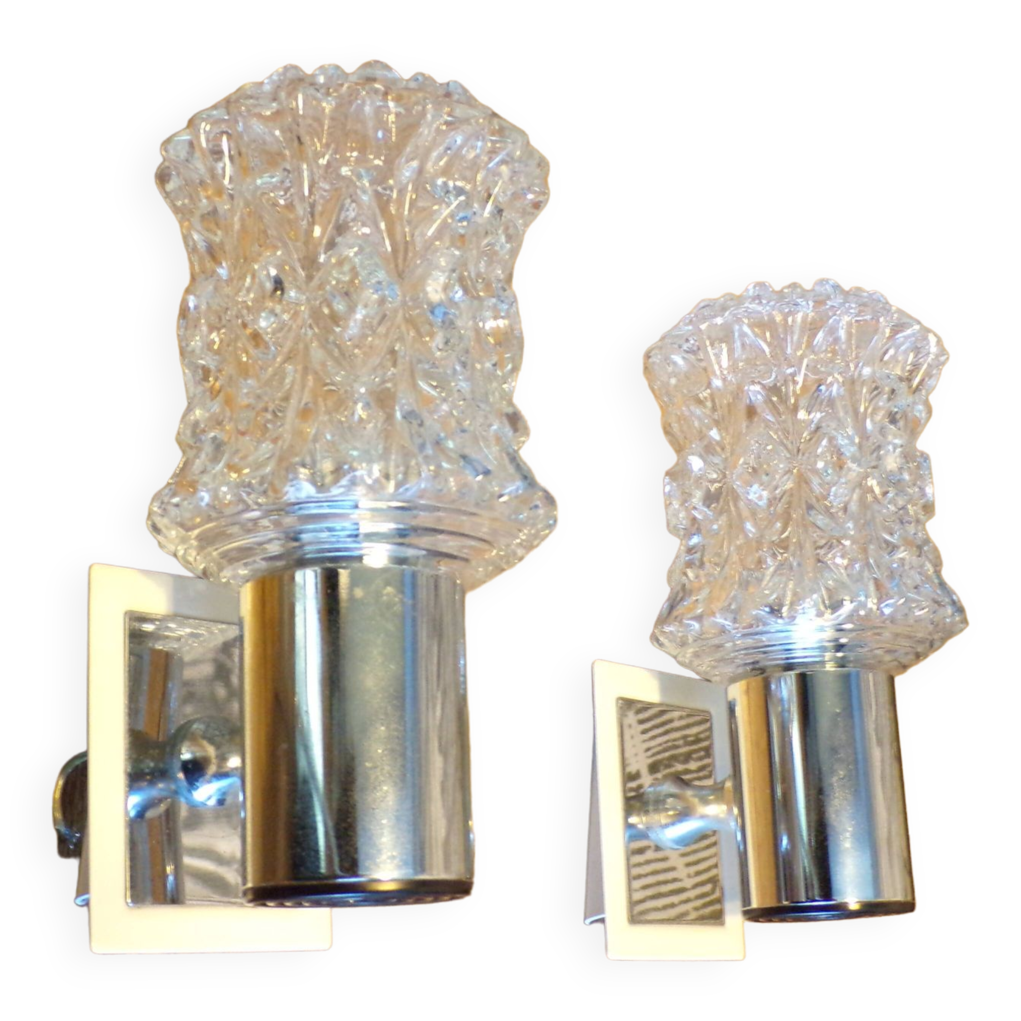 Pair of Targetti Sankey wall lights 1970