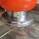Vintage orange glass lamp – attributed to Carlo Nason, 1970s