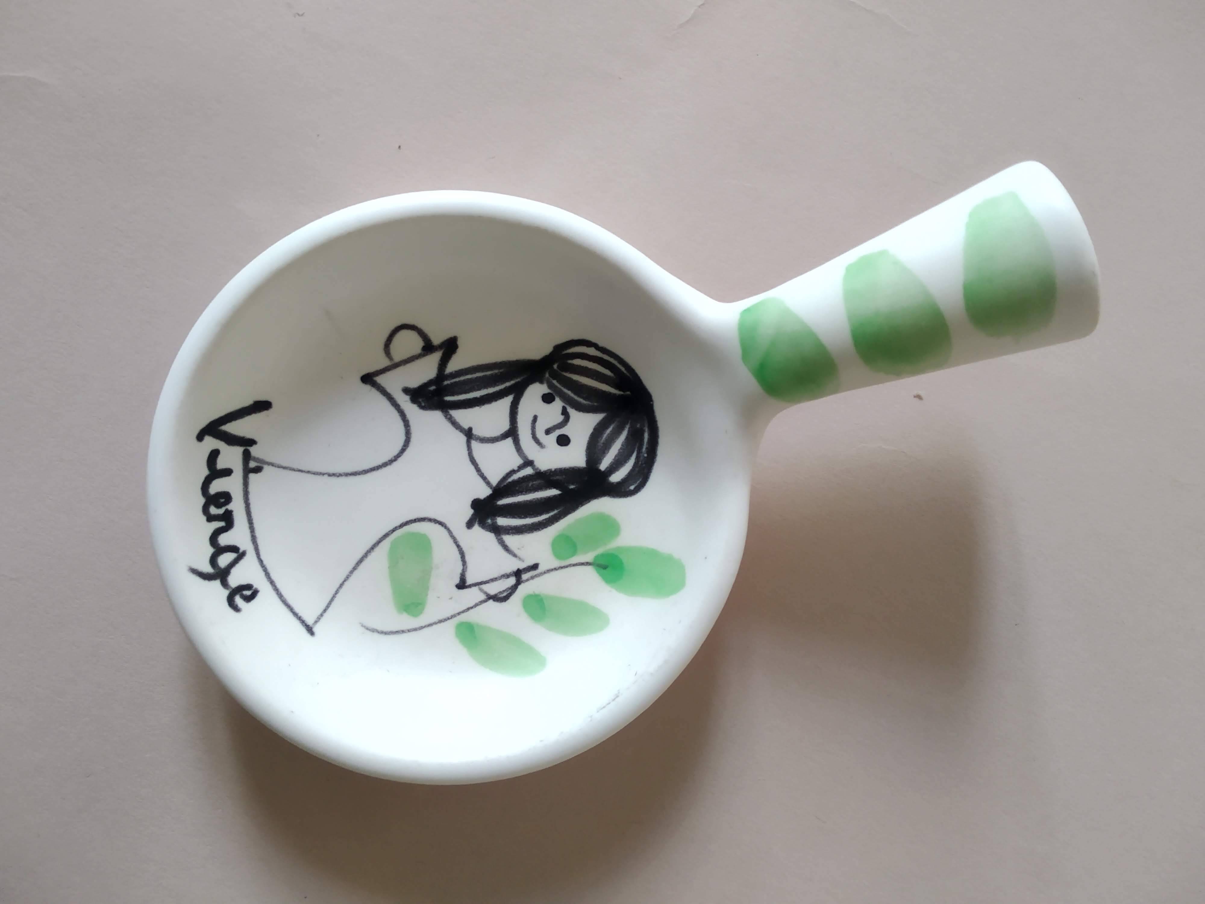 2 Pisces and Virgo Lili VOLTZ Vallauris pocket emptiers